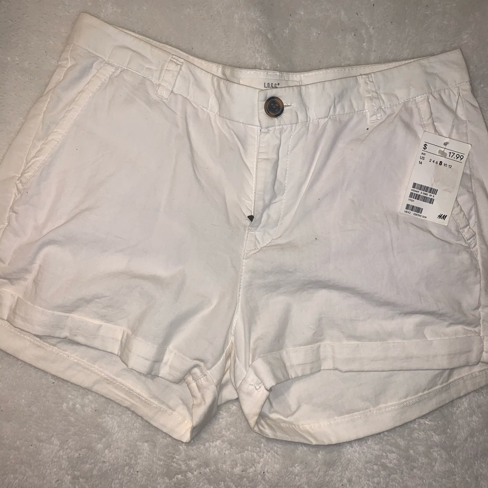 White shorts